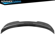 Fits 08-13 BMW E82 1-Series PSM Style ABS Rear Trunk Spoiler Carbon Fiber Print