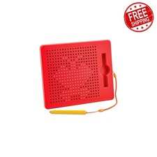 AYNAT FUN Red Magnetic Drawing Board Kids Toddlers Stylus Pen