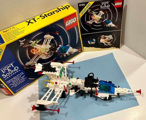 LEGO Space XT Raumschiff #6780 Licht & Sound mit Karton & Anleitung KOMPLETT Vintage 1985 - Bild 2 von 23
