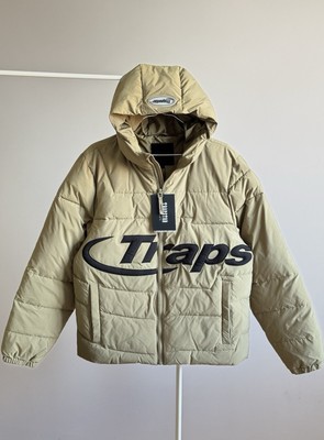 Trapstar Hyperdrive Hooded Puff Puffer Dark Olive Jacket