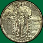 1928 Standing Liberty Quarter Choice Almost Uncirculated AU+ Coin #43811