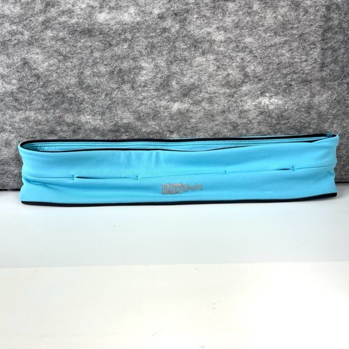 FlipBelt 4 Taschen Laufgürtel Größe LARGE blau sportlich Jogging Hüfttasche - Bild 1 von 11
