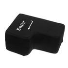 Big Enter Key Throw Pillow with USB Office Stress Relief Tool Noon Break Nap