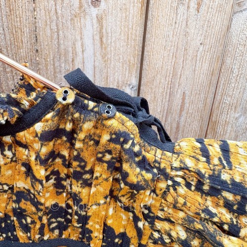 Ulla Johnson Amari Kleid Ringelblume Größe 0 Neu mit Etikett Midi Orange Schwarz Rüschen - Bild 7 von 14