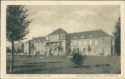 Ansichtskarte Mainz Allgemeines Krankenhaus Bau lungenkranke Männer  (Nr.679)-II