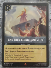 Ravensburger Disney Lorcana And Then Along Came Zeus 195/204 Rare Song 4