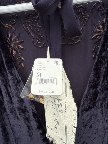 Free People Brontë Duster Whimsy Goth Cardigan Witchy Medium - Picture 10 of 11