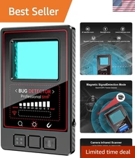 2025 Hidden Camera Detector with Night Vision & 8-Level Sensitivity, Anti-Spy