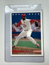 Lee Smith 1993 Upper Deck 82 Cardinals + Card Saver