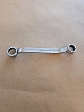 Mac Tools 1/2"-9/16" 12PT SAE Chrome Short Offset Box Wrench USA BO1618