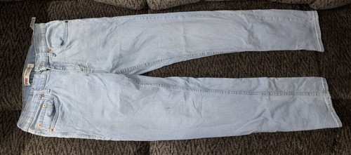 Levis 502 Regular Taper Blue Jeans - Size 16Reg - 16 Regular - 28x28 Broke Loop - Picture 3 of 6