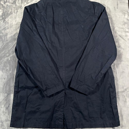 Polo Ralph Lauren Trench Coat Mens Small Classic Button Front Long Overcoat - Picture 10 of 11