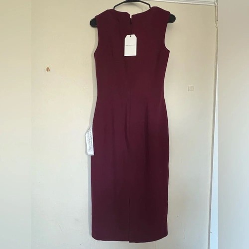 Kleid The Population Elle Burgund Herzausschnitt Cocktailkleid Neu mit Etikett Gr. M - Bild 2 von 8