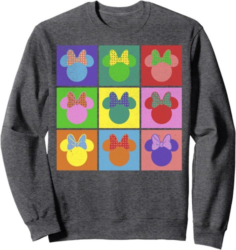 Disney Mickey And Friends Minnie Mouse Pop Art Sweatshirt - Picture 7 of 8