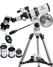 Gskyer Telescope, Telescopes for Adults, 80mm AZ Space Astronomical Refractor.