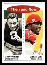 2006 Topps Heritage Then and Now #TN4 Charley Trippi Michael Vick
