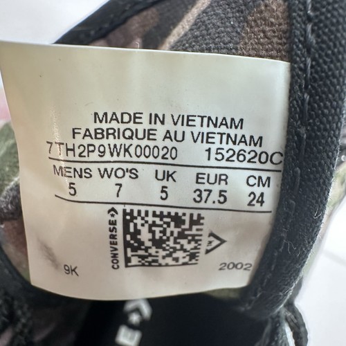 Converse Chuck Taylor All Star Shoe Faded Camo Rare W 7 M 5 Sneaker Hi Top - Picture 24 of 24
