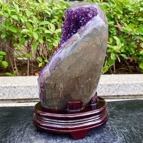19.55LB Natural high-quality amethyst quartz cave ground crystal specimen - 第 2/17 張圖片