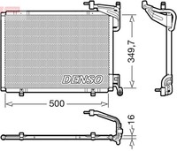 Denso Kondensator Klimaanlage DCN10054 FüR Ford MAX JK Fiesta 6 CB1 CCN Transit