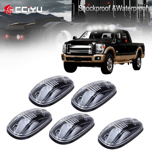 5x Clear Cab Roof Marker Lights Assembly for 2003-2016 Dodge Ram 1500 2500 35... - Picture 6 of 6