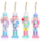 4 Pcs Nussknacker Deko Figuren Nussknacker-Ornament Nussknacker-