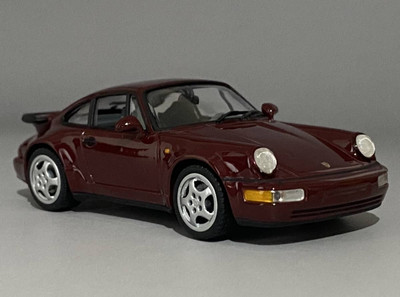 MINICHAMPS製 Porsche 911 turbo (964) 1/18 Minichamps 1990 Porsche 911 964 Turbo (Metallic Red