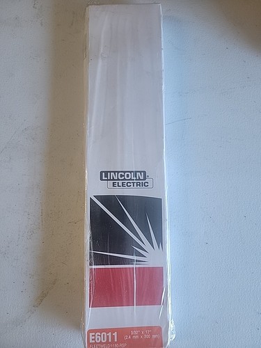 LINCOLN ELECTRIC E6011 Stick Electrode, 6011, 3/32” X 12” 5 Pounds Free Shipping - Picture 1 of 4