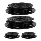  4 Pcs Ground Overhead Supporter Deck Adjustable Foundation Pedestal