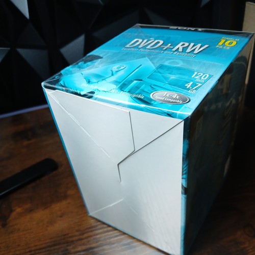 Sony DVD + RW 10 Pack Rewriteable DVD Discs 4.7GB 120 Minutes SEALED - Afbeelding 5 van 5