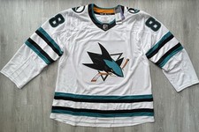 NEW Brent Burns San Jose Sharks Authentic Jersey Adidas $230 NHL HS1247 Size 60