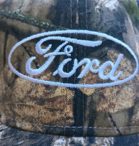 Regolazione bandiera americana mimetica Ford. Cappello berretto baseball camionista snapback nuovo con etichetta rovere muschiato - Foto 2 di 16
