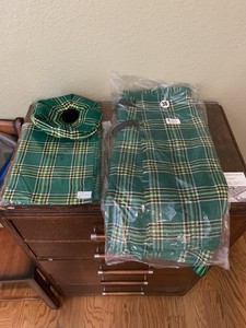 Mens Scottish Tartan Kilt Traditional Highland Wear  Irish Green AAR Products