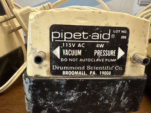 Drummond Scientific Pipet-Aid Vacuum Pressure Pump Lot Of 4 - Picture 4 of 5