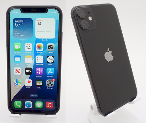 Apple iPhone 11 - 64GB Black (Unlocked) A2111 (CDMA + GSM)  - EXCELLENT Cond.