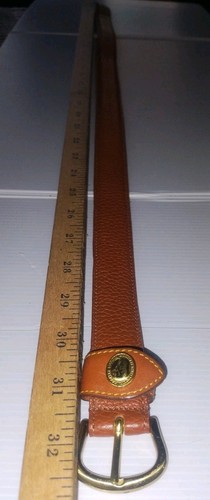 Vintage Dooney & Bourke braun Kiesel Allwetter Ledergürtel Gr. Small 26 28 - Bild 6 von 6