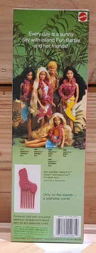 Vintage Island Fun Barbie Doll 1987 Mattel 4061 SEALED Fast Shipping - Picture 3 of 7