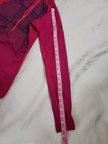 Nike Pro Half Zip Sweatshirt Long-Sleeve Pullover Pink Size Medium - Picture 5 of 10