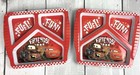 Zak Cars Movie 3 compartment childs meal time serving trays Lot Of 2