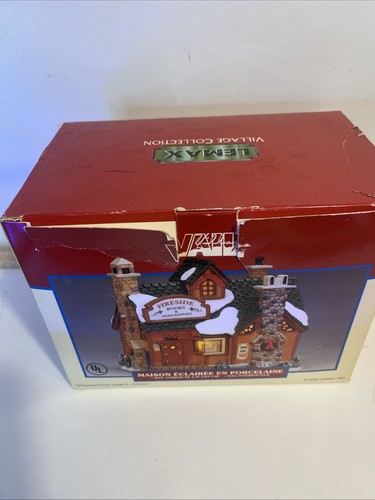 LEMAX 2002 Vail Village Fireside Books & Magazines #25652A Lighted Christmas - Picture 6 of 7