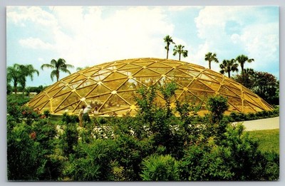 Geodesic Dome, Busch Gardens, Tampa Florida Postcard