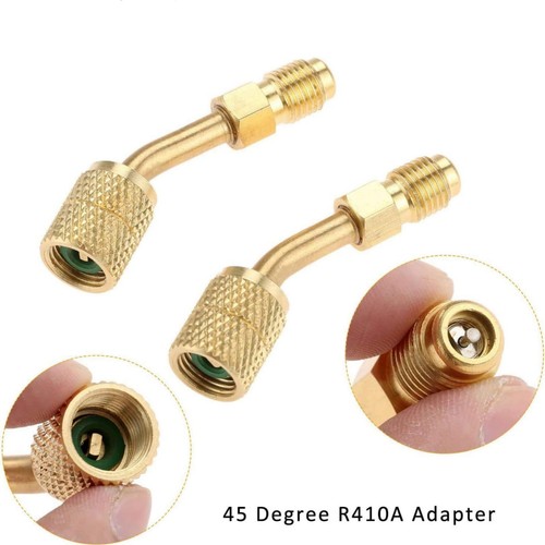 R410A Useful Adapter Kit Mini Split Adapter 5/16 To 1/4 Coupler Brass+Rubber - Picture 10 of 14