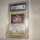 Pokémon Team Rocket's Meowth Black Star Promo CGC 8 18 Pokémon League TCG