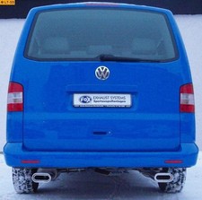 FOX Sportauspuff VW Bus T5 T6 ab Bj 05 Facelift ab Bj. 09 re li je 1x160x80mm
