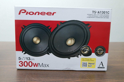 Pioneer TSA1301C 5.25'' 2-Way Component System 300 Watts Max/50 RMS(Pair) - USED