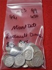 Pickers Delight Bag $5 Face Circ Mixed Date 90% Silver Roosevelt Dimes #Mf-2399