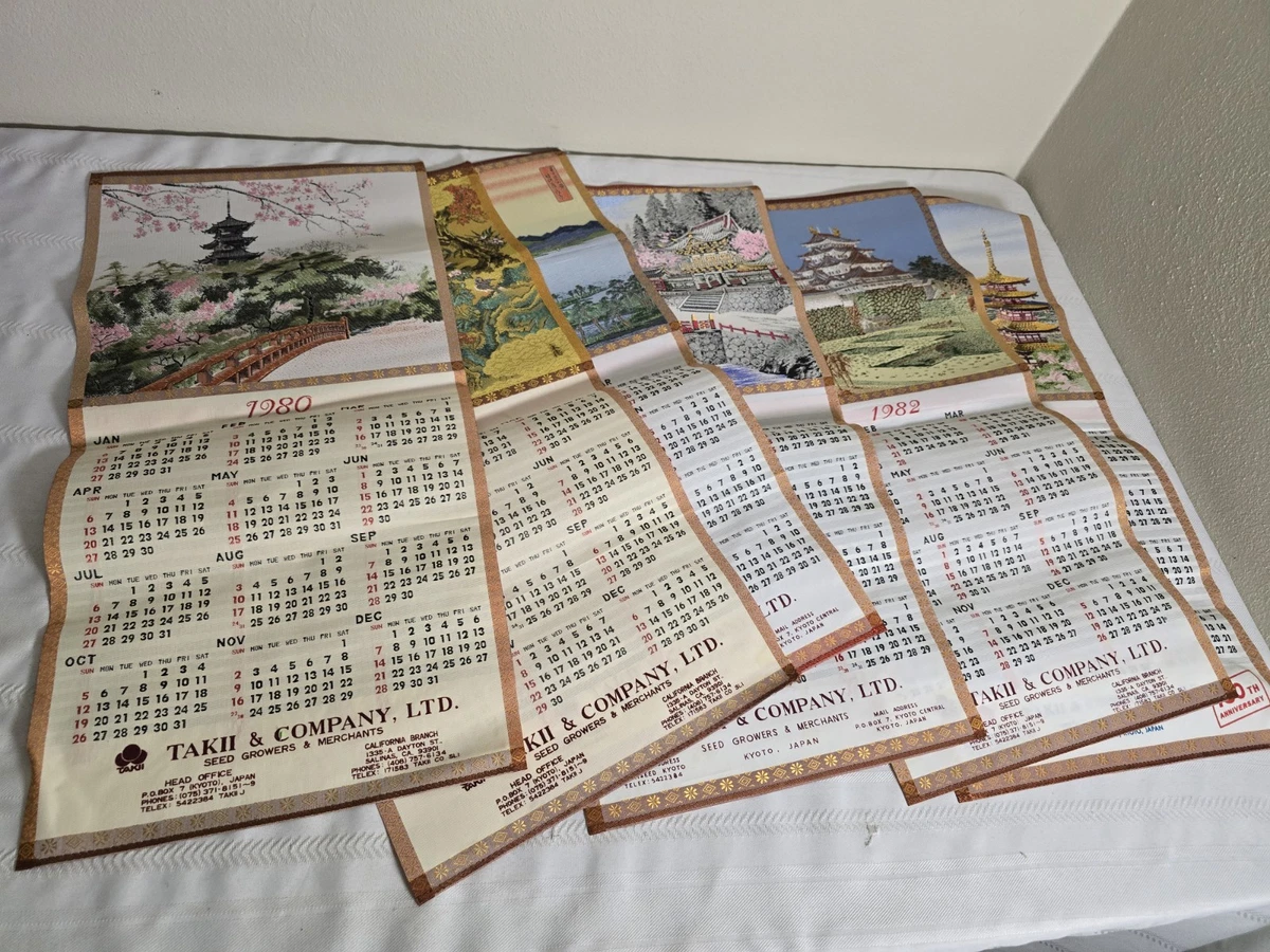 Japanese Calendar In other Japanese Collectibles 1900-Now for sale