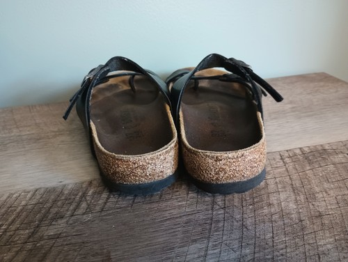 Birkenstock Mayari Sandalen schwarz Gr. 37 US 6-6,5 Zehenring Schnalle Strand Hippie - Bild 5 von 11