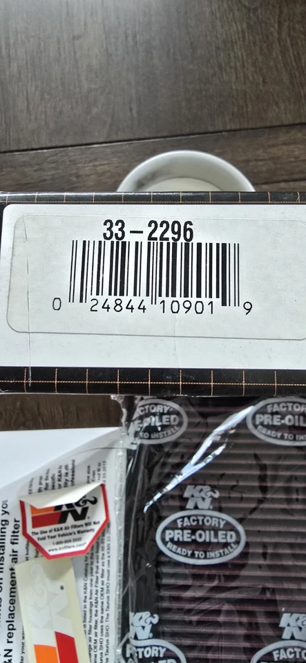 Воздушный фильтр премиум-класса K&N 33-2296 для 2005-09 Equinox / 07-10 G6 / 08-12 Malibu - Изображение 2 из 4