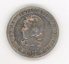 1000 Réis (no dashes between stars) - Brazil – Numista