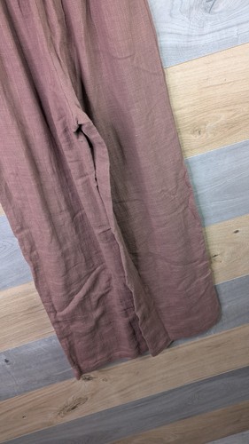 Free People Hose Weite Gr. Small Braun Sommer Relaxed Gummizug Boho Neu - Bild 11 von 19